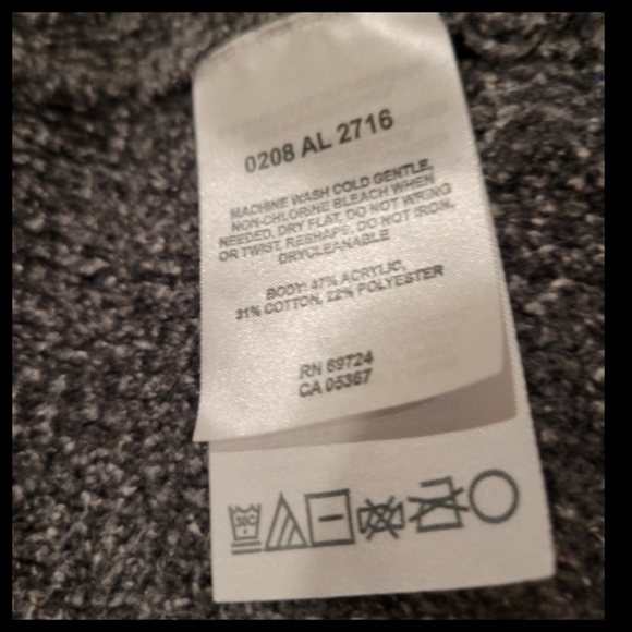 Columbia gray tweed mock zip up sweater - Picture 4 of 9